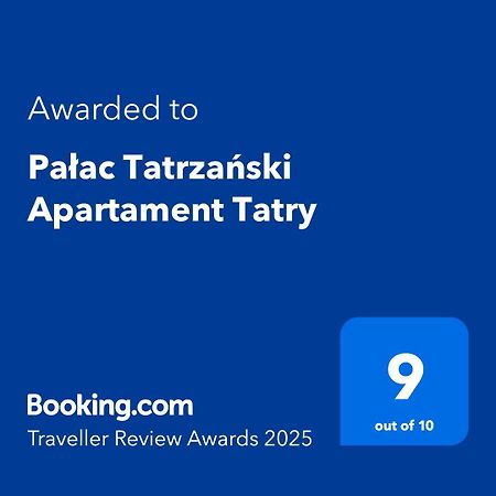 Palac Tatrzanski Apartament Tatry Bukowina Tatrzanska Ngoại thất bức ảnh